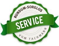 Rundum-Sorglos-Service vom Fachmann Badge/Siegel