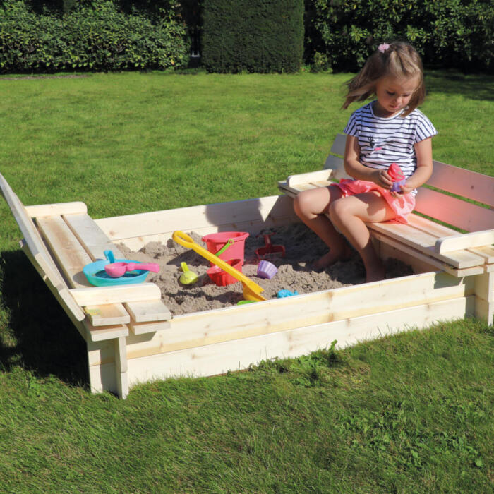Sandkasten aus Holz für Kinder im Garten – Joda Sandkiste ANNA in Lünen