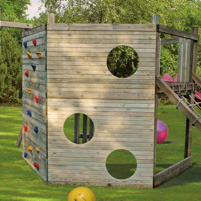 Spielgerät aus Holz mit Torwand für Kinder von Joda bei HolzLand Auferoth in Lünen