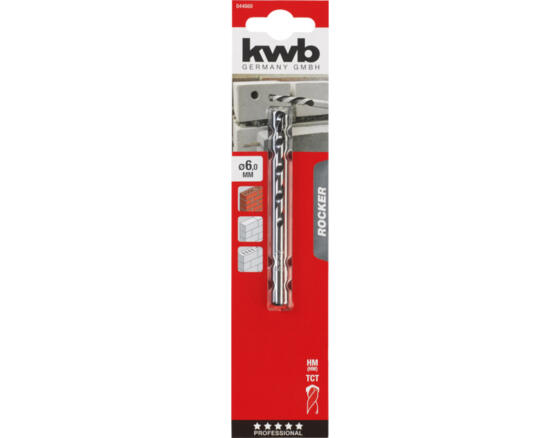 KWB ROCKER® Beton- und Steinbohrer, ø 6 mm