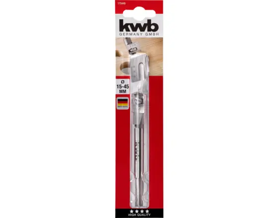 KWB Zentrumsbohrer verstellbar 15-45mm