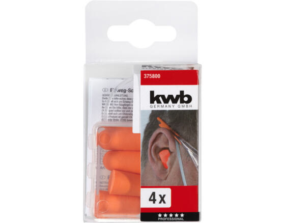 KWB 4 Einweg-Gehörschutzstöpsel (375800)