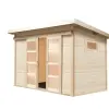 WOLFF FINNHAUS Gartenhaus Pulti 28 ST-B 300x240cm