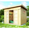 WOLFF FINNHAUS Gartenhaus Pulti 28 ST-B 300x240cm