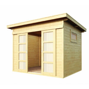 WOLFF FINNHAUS Gartenhaus Pulti 28 ST-D 300x300cm