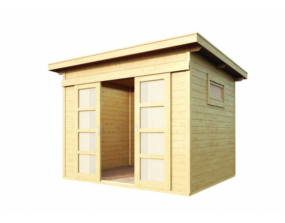 WOLFF FINNHAUS Gartenhaus Pulti 28 ST-D 300x300cm