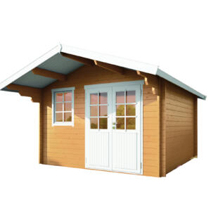 WOLFF FINNHAUS Gartenhaus Lisa 44-C XL 390x390cm