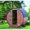WOLFF FINNHAUS Saunafass Mini 160 Bausatz Dachschindeln