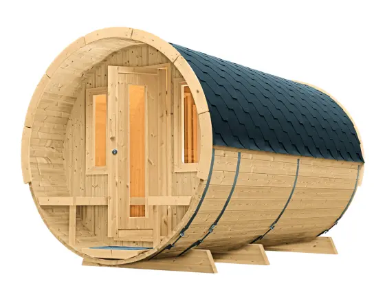 WOLFF FINNHAUS Saunafass 400 de luxe Bausatz