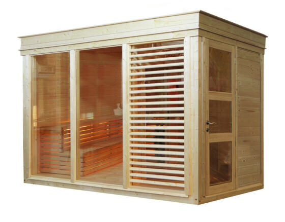 WOLFF FINNHAUS Sauna Paradiso 3x2 (2-Raum) 328,6 x