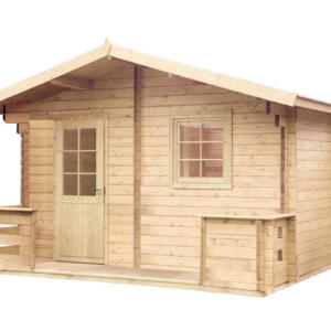 WOLFF FINNHAUS Saunahaus Sanna 70 396x210 + 80