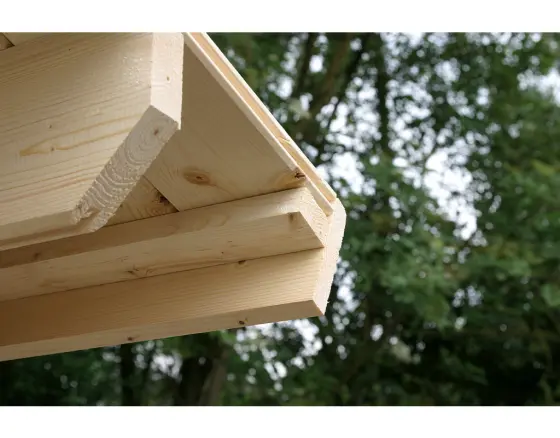 WOLFF FINNHAUS Gartenhaus Maria 44-B 360x360cm