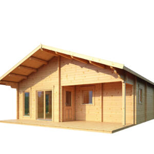 WOLFF FINNHAUS Gartenhaus Odenwald 70 760x710cm