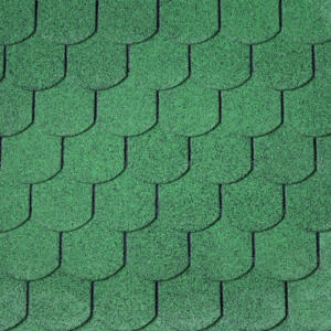 WOLFF FINNHAUS Dachschindeln Biberschwanz grün