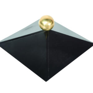 WOLFF FINNHAUS Dachhaube schwarz 4-eckig mit