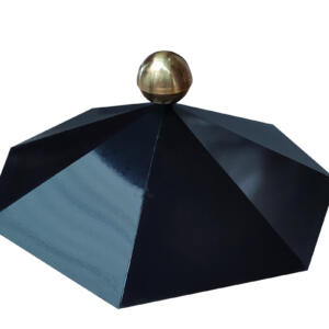 WOLFF FINNHAUS Dachhaube Kreta 8-eckig mit Messingkugel