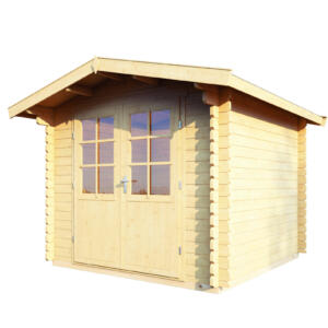 WOLFF FINNHAUS Gartenhaus Bibertal 28-A 240x240cm