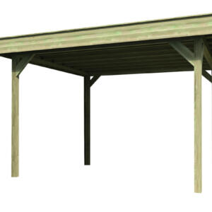 WOLFF FINNHAUS Flachdach Pavillon Grundbauset kdi.