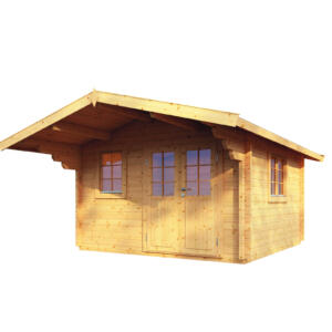 WOLFF FINNHAUS Gartenhaus Nordkap 70-C XL 390x390cm