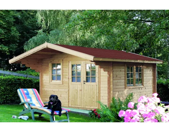 WOLFF FINNHAUS Gartenhaus Nordkap 70-L XL 400x500cm