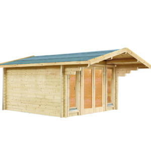 WOLFF FINNHAUS Gartenhaus Hammerfest 70-C XL 390x390cm