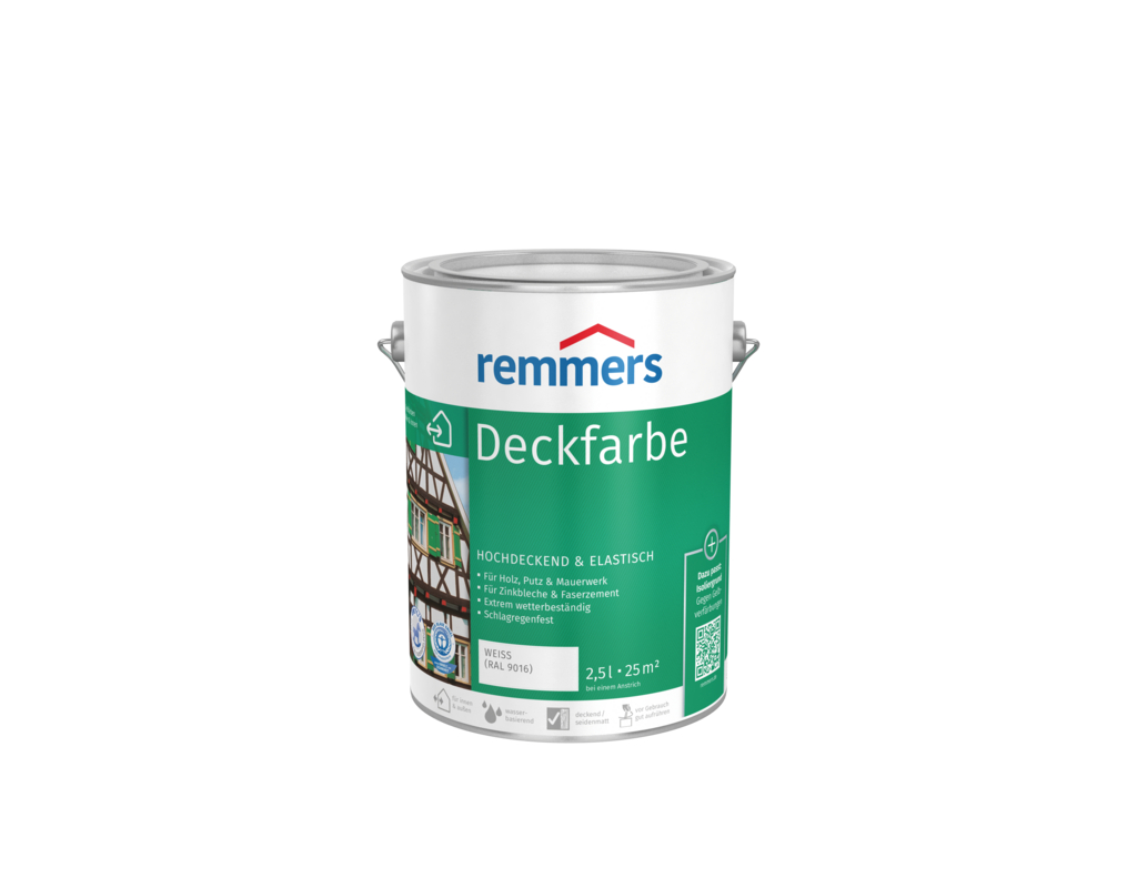 Remmers Deckfarbe Hellgrau 2,5 l