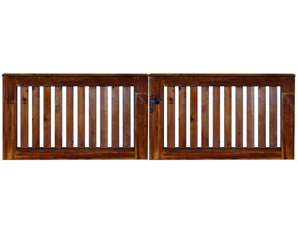 Scheerer Tor Undeloh 3,00x0,99m (BxH) KD+ braun