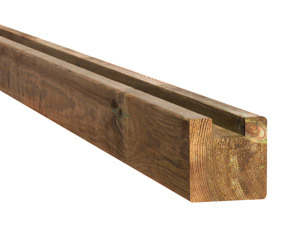 Scheerer Nut-Pfosten C 11x11cm Schallschutz 1,90m