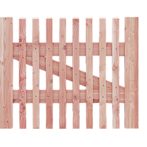 Scheerer Tür, Halbrahmen 1,00x1,50m Douglasie Douglasie, Leimholz-Rahmen, mit