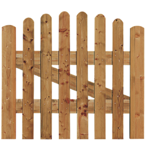 Scheerer Tür mit Oberbogen 1,00x0,80/0,90m KD+