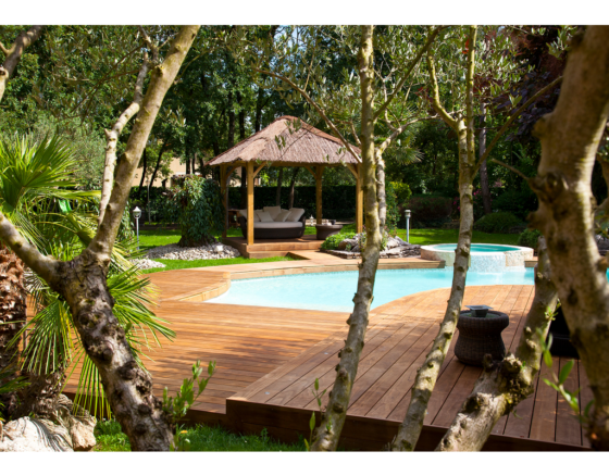 Kebony Terrassendiele Clear glatt ohne Nut