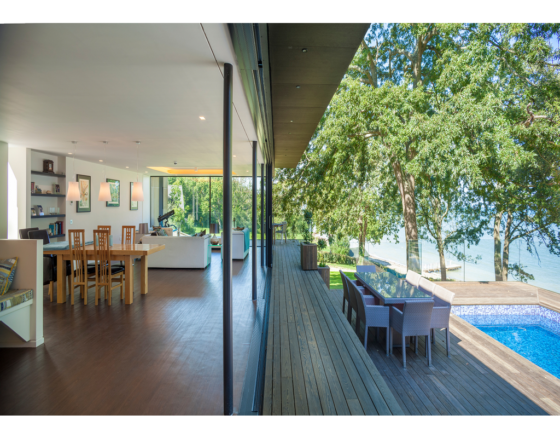 Kebony Terrassendiele Clear glatt ohne Nut