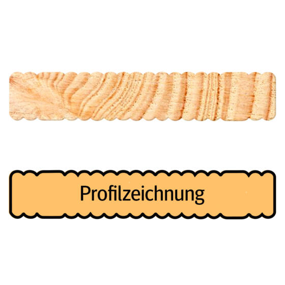 HolzLand Terrassendiele Douglasie CEKO-Fux, 140x26, 300 cm Länge