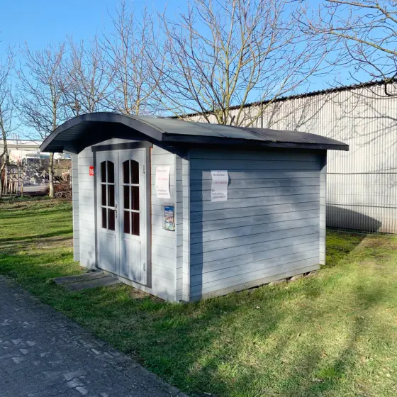 HolzLand Blockbohlenhaus mit Tonnendach (neu)