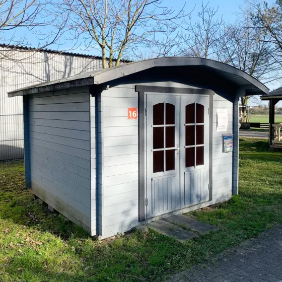 HolzLand Blockbohlenhaus mit Tonnendach (neu)