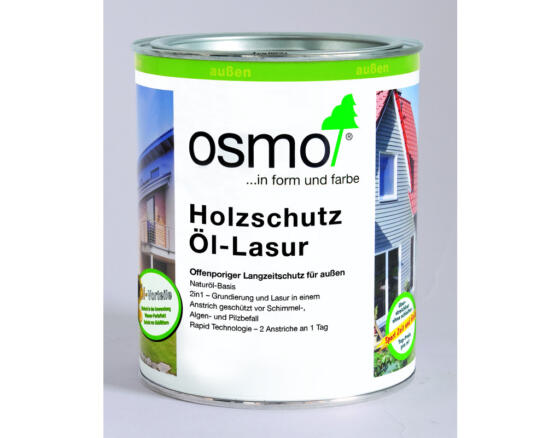 OSMO Holzschutz Öl-Lasur 900 Weiß, 0,75L