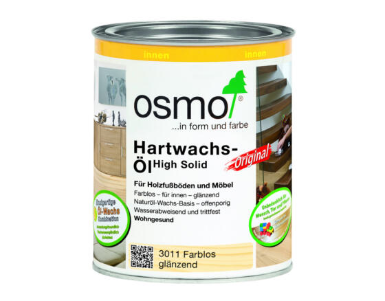 OSMO Hartwachs-Öl Original 3011 Farblos glänzend 0,75L