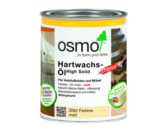 OSMO Hartwachs-Öl Original 3062 Farblos, matt, 0,75L