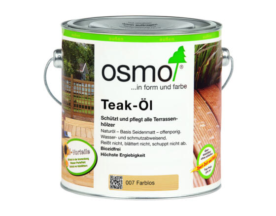 OSMO Teak-Öl 007 Farblos, 2,5L