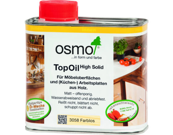 OSMO TopOil 3058 Farblos matt, 0,5L