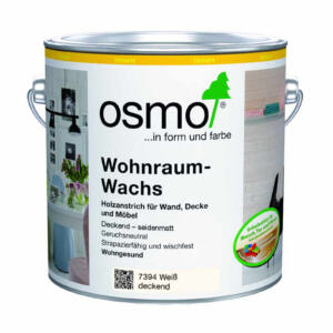 OSMO Wohnraum-Wachs 7394 Weiß deckend 2,5L