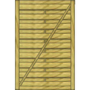 JODA Madras structur Dichtzauntür 100 x 150 cm