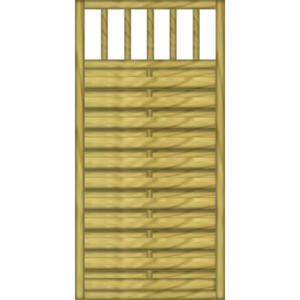 JODA Medina classic Dichtzaun gerade 90 x 180 cm