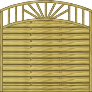 JODA Medina classic Dichtzaun mit Oberbogen