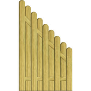 JODA Castella classic Staketensichtschutzzaun