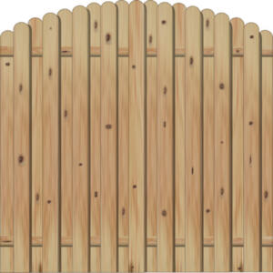 JODA Castella Bohlenzaun Lärche 180x180/160 cm