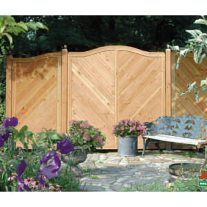 JODA Lido Dichtelement Kronenbogen Rankgitter 90x165x150 cm