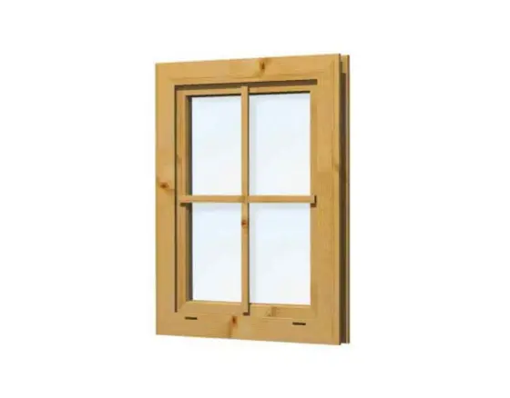 JODA Blockhausfenster F 11 ISO 69 x 90 cm DIN