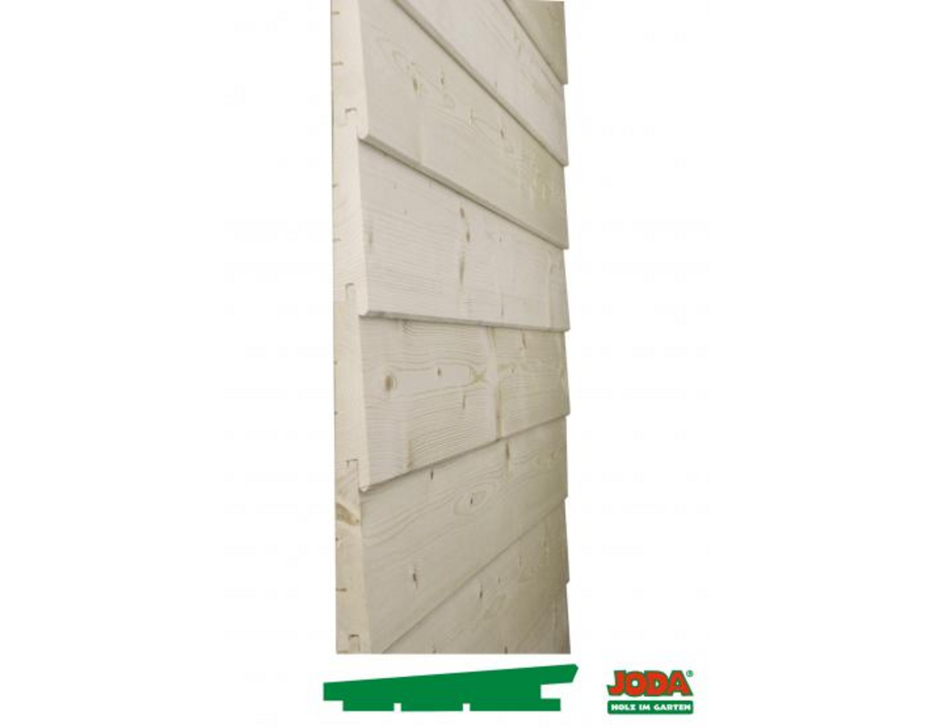 JODA 28/19x146 mm Fichten Fassadenprofil gehobelt, N&F, trocken