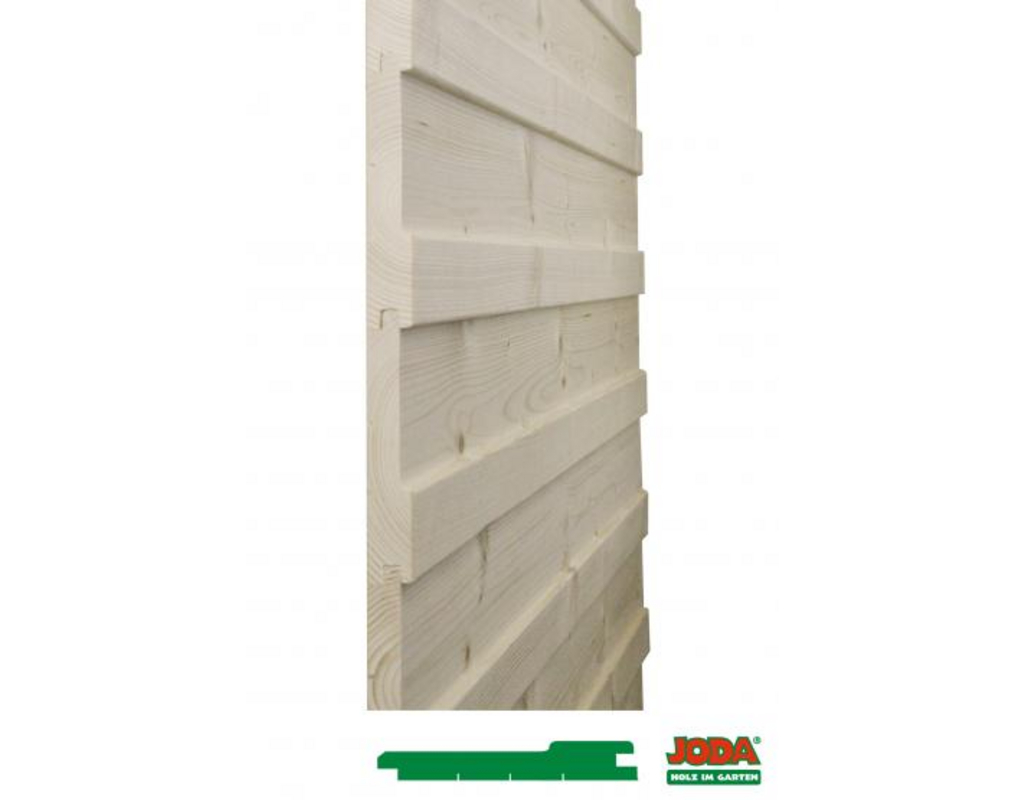 JODA 28x146 mm Fichten Kombideckelprofil gehobelt, N&F, trocken